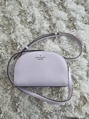 NWOT Kate Spade Perry Saffiano Leather Dome Crossbody Pale Lilac